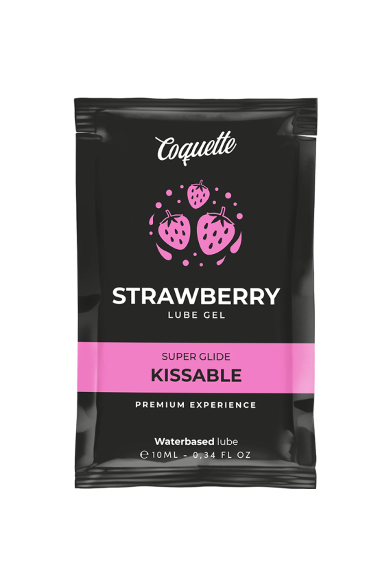 COQUETTE CHIC DESIRE - LUBRIFICANTE KISSABLE A BASE ACQUA DI FRAGOLA POCKET 10 ML