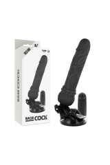 BASECOCK - VIBRATORE REALISTICO TELECOMANDO NERO 19.5 CM -O- 4 CM