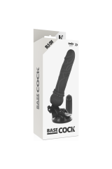 BASECOCK - VIBRATORE REALISTICO TELECOMANDO NERO 19.5 CM -O- 4 CM