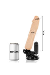 BASECOCK - VIBRATORE TELECOMANDO NATURALE REALISTICO 20 CM -O- 4 CM