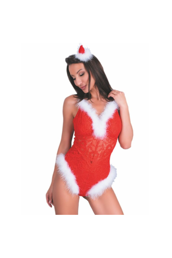 LIVCO CORSETTI FASHION - NAUGHTY SANTA LC 90706 BODY NATALIZIO L/XL