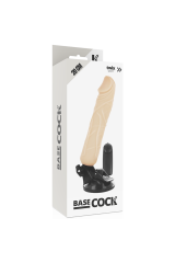 BASECOCK - VIBRATORE TELECOMANDO NATURALE REALISTICO 20 CM -O- 4 CM