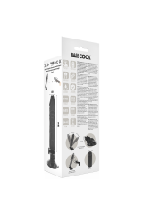 BASECOCK - VIBRATORE REALISTICO TELECOMANDO NERO 20 CM -O- 4 CM