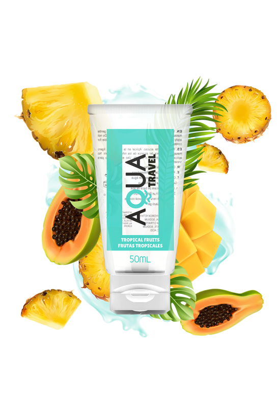 AQUA TRAVEL - LUBRIFICANTE A BASE ACQUA FRUTTI TROPICALI - 50 ML