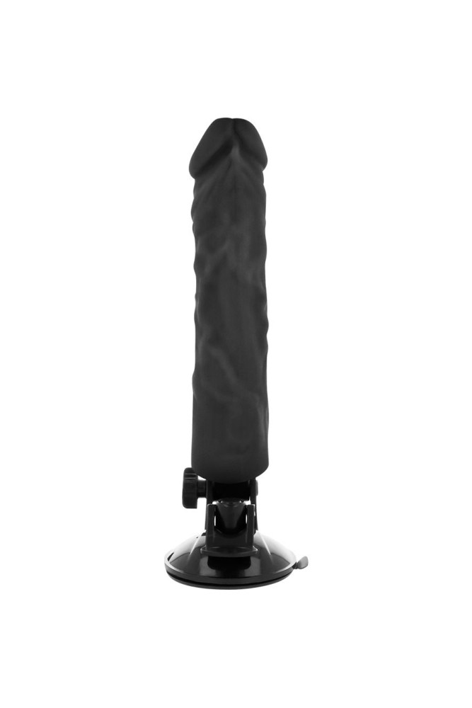 BASECOCK - VIBRATORE REALISTICO TELECOMANDO NERO 21 CM -O- 4 CM