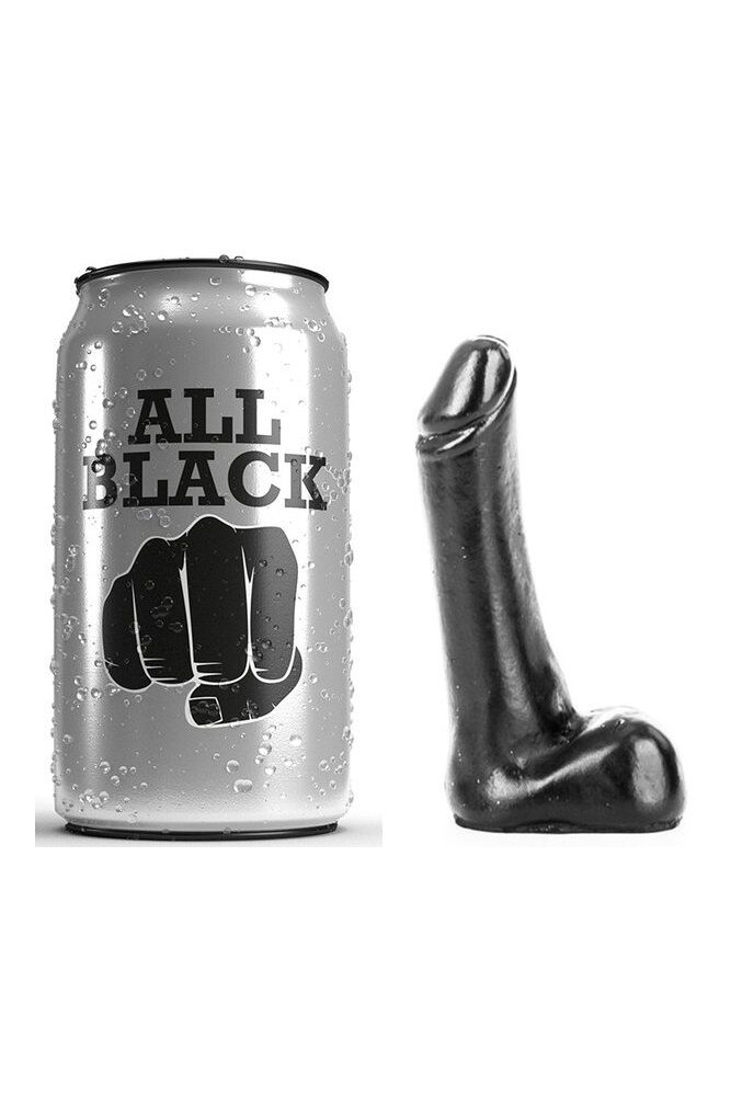 ALL BLACK - DILDO 9 CM