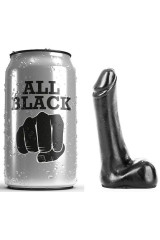ALL BLACK - DILDO 9 CM