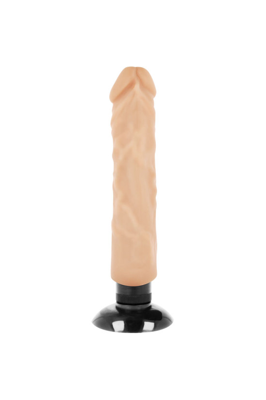 BASECOCK - VIBRATORE REALISTICO 2-1 NATURALE 20 CM -O- 4 CM