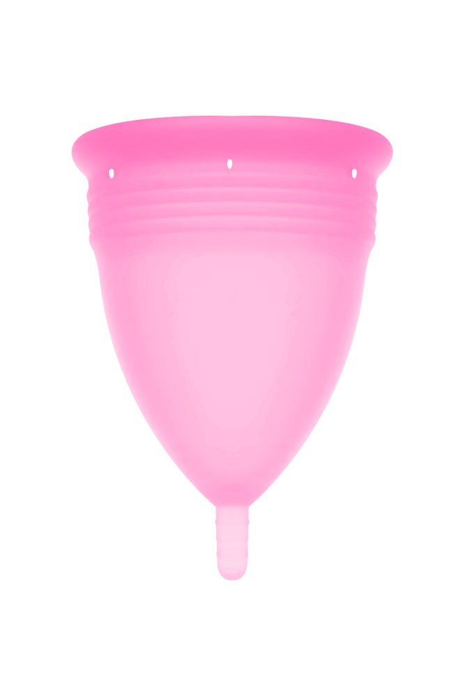 STERCUP - COPPA MESTRUALE IN SILICONE FDA ROSA - TAGLIA L