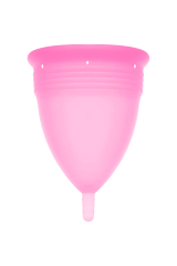 STERCUP - COPPA MESTRUALE IN SILICONE FDA ROSA - TAGLIA L