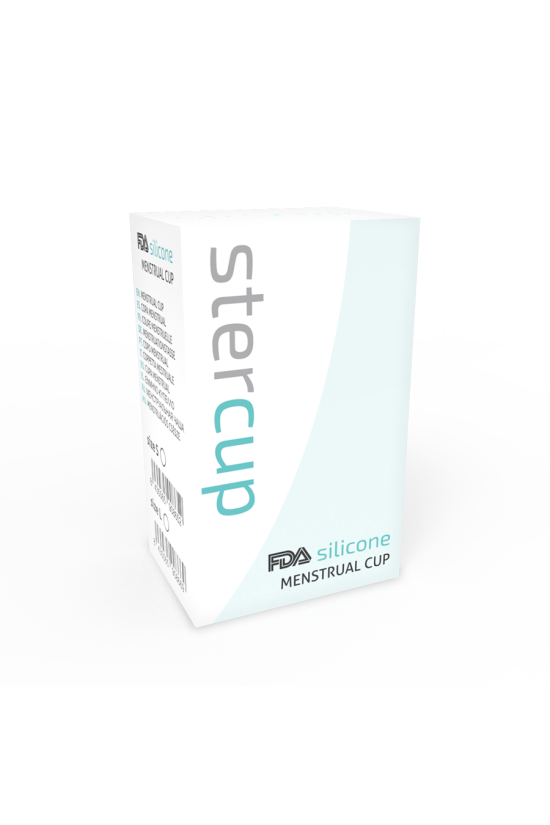 STERCUP - COPPA MESTRUALE IN SILICONE FDA LILLA - TAGLIA L