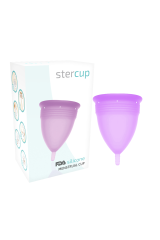 STERCUP - COPPA MESTRUALE IN SILICONE FDA LILLA - TAGLIA S