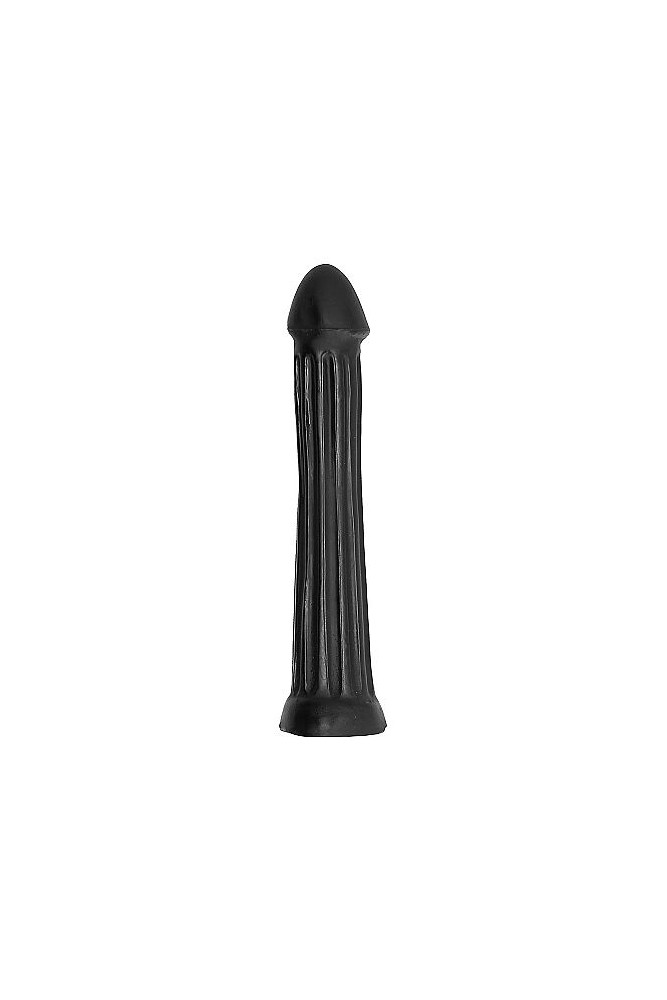 ALL BLACK - DILDO CON PLUG 31 CM