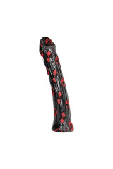 ALL BLACK - DILDO CON PLUG 31 CM