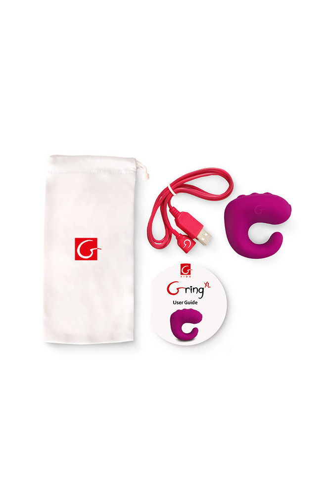 G-VIBE - FUN TOYS GRING ANELLO VIBRATORE XL LAMPONE DOLCE