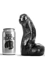 ALL BLACK - DONG NERO REALISTICO 17 CM