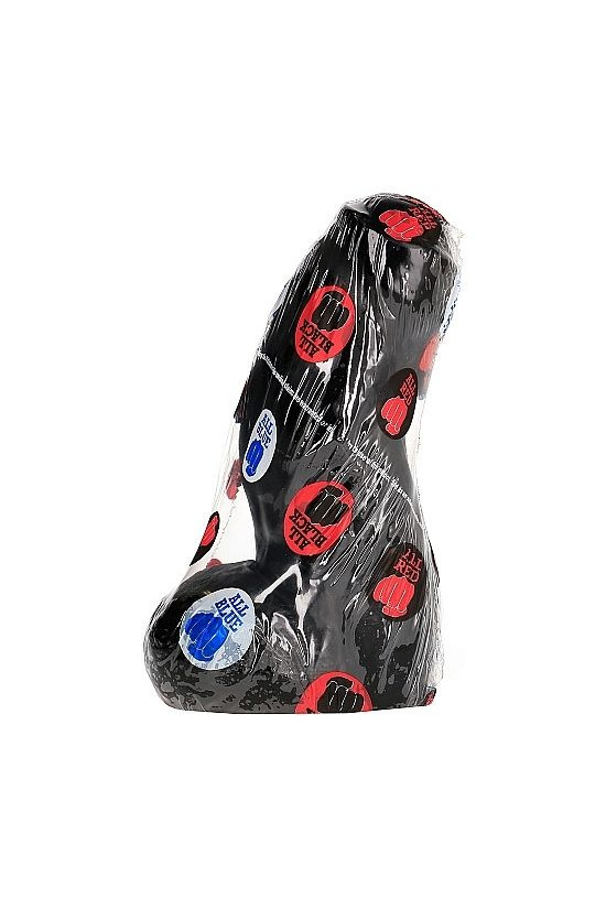 ALL BLACK - DONG NERO REALISTICO 17 CM