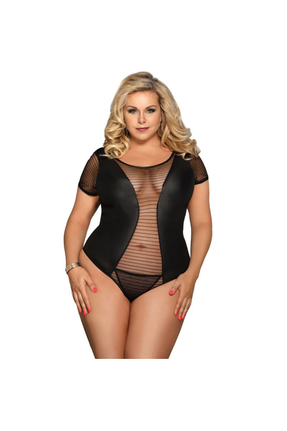 SUBBLIME - QUEEN PLUS FETISH TEDDY MANICA CORTA