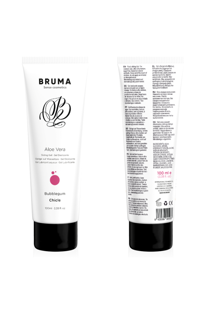 BRUMA - GEL SCORREVOLE ALOE VERA GUSTO BUBBLEGUM 100 ML