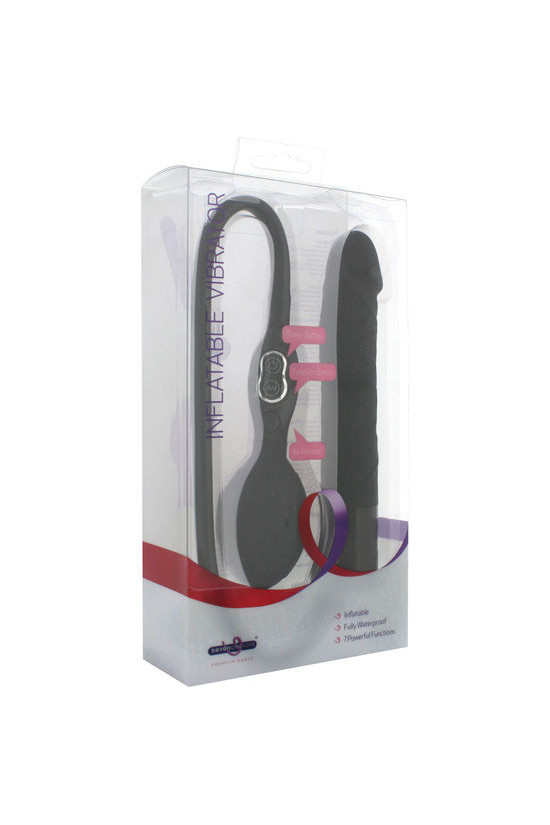 SEVEN CREATIONS - VIBRATORE GONFIABILE NERO