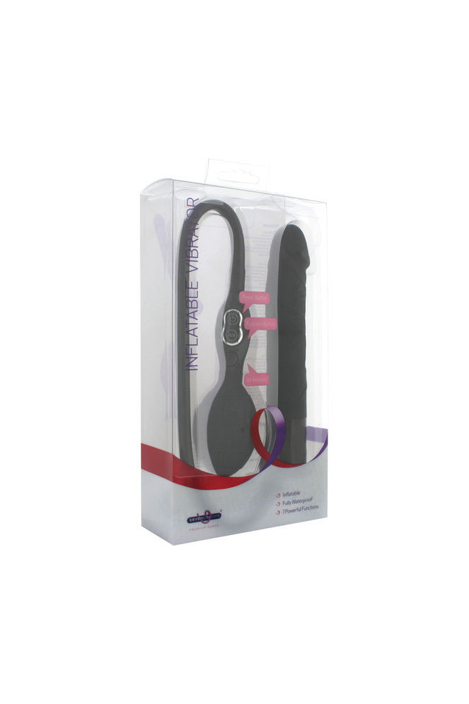 SEVEN CREATIONS - VIBRATORE GONFIABILE NERO