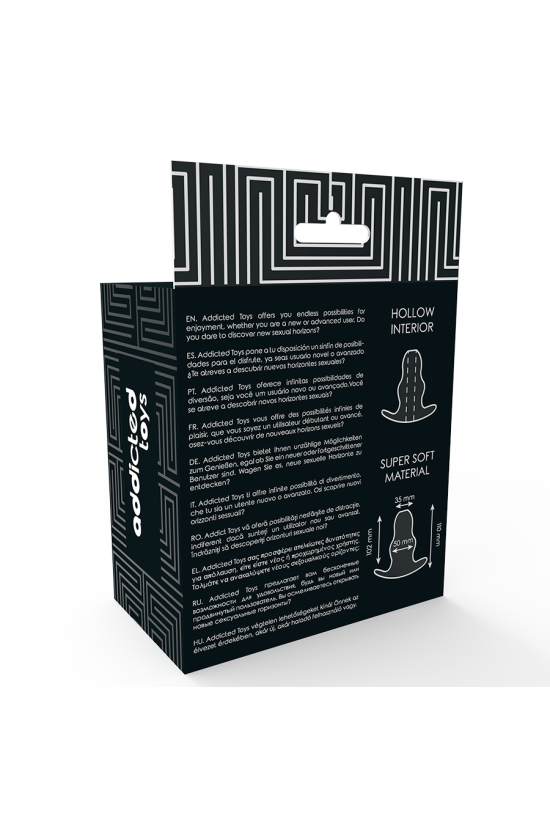 ADDICTED TOYS - DILATATORE ANALE MEDIO 11 CM - TRASPARENTE