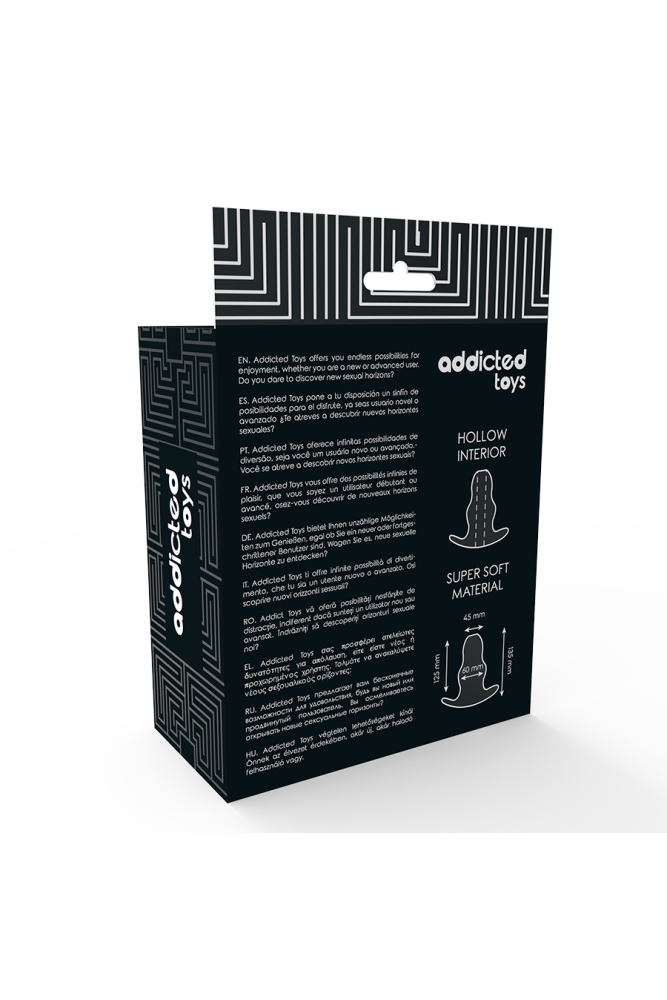 ADDICTED TOYS - DILATATORE ANALE GRANDE 13 CM - TRASPARENTE