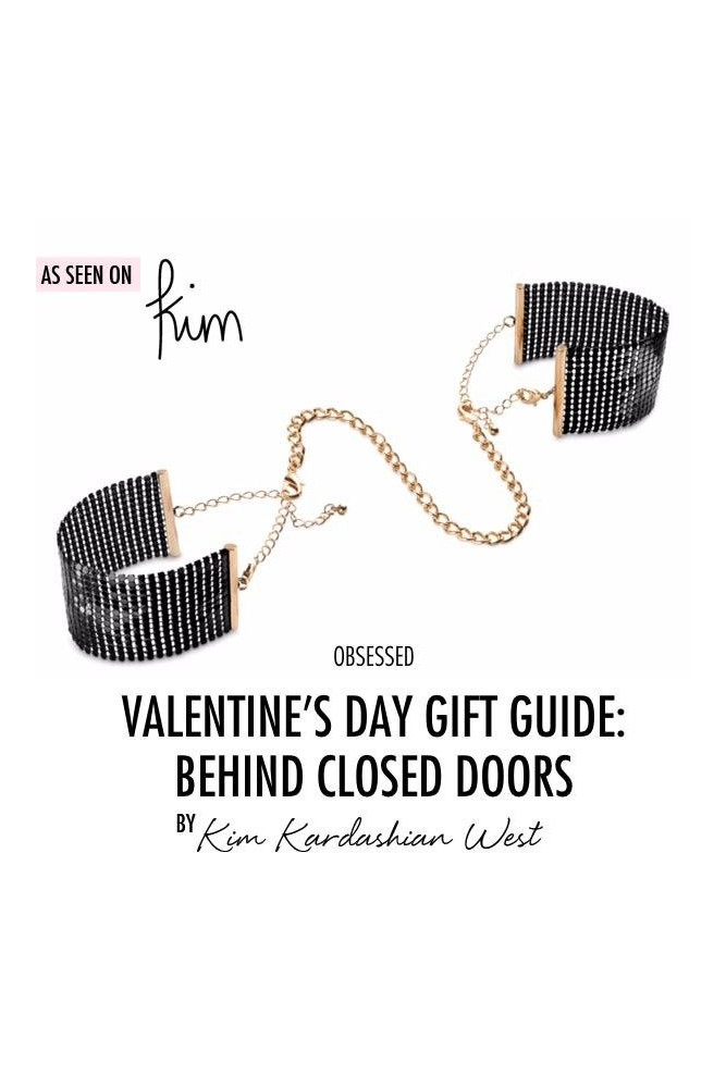 BIJOUX - DÉSIR MÉTALLIQUE MANETTE IN RETE DI METALLO NERO