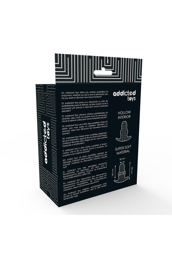 ADDICTED TOYS - DILATATORE ANALE GRANDE 15 CM - TRASPARENTE