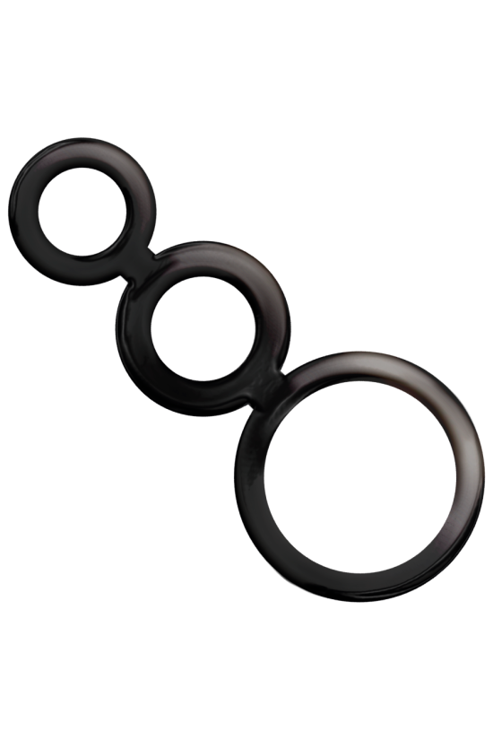 ADDICTED TOYS - SET DI ANELLI PER PENE - FUMO