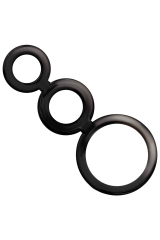 ADDICTED TOYS - SET DI ANELLI PER PENE - FUMO