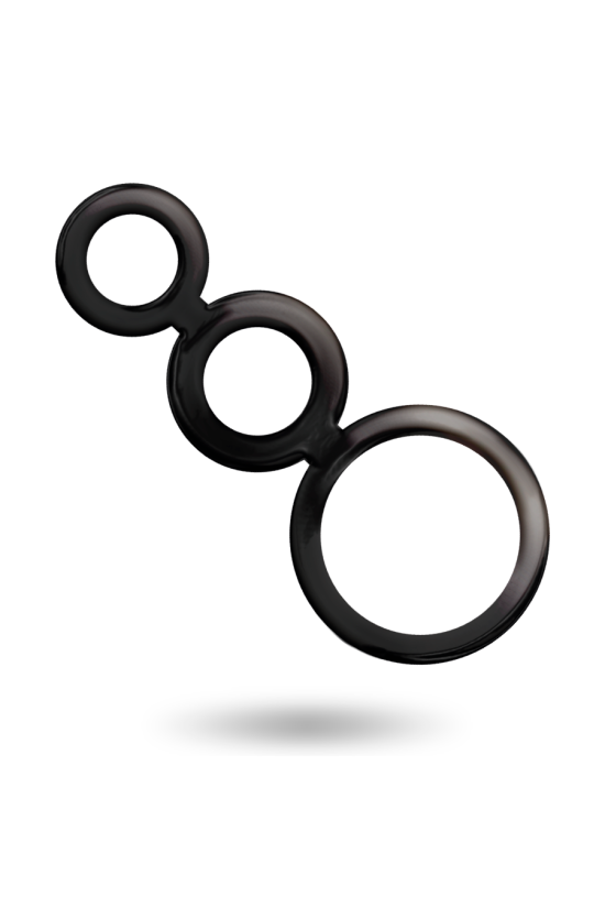 ADDICTED TOYS - SET DI ANELLI PER PENE - FUMO