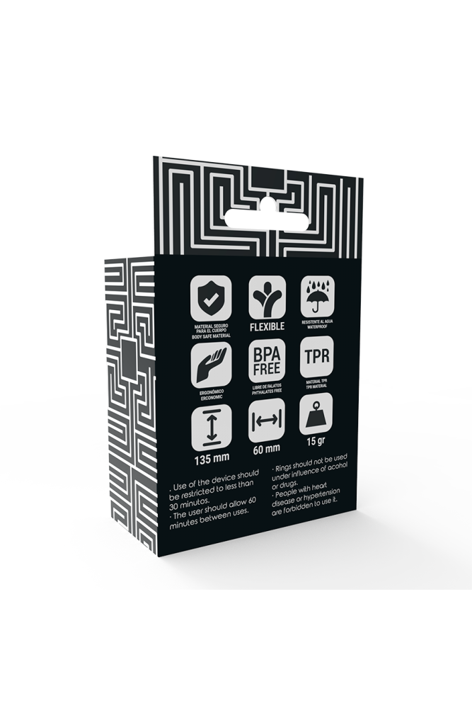 ADDICTED TOYS - SET DI ANELLI PER PENE TRASPARENTE