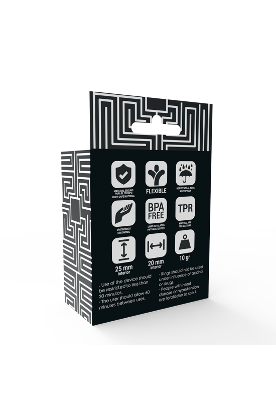 ADDICTED TOYS - SET C-RING NERO