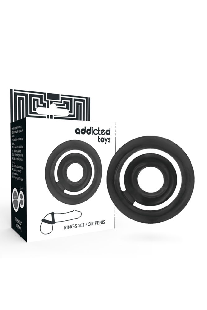 ADDICTED TOYS - POTENZ- C-RING PENE NERO