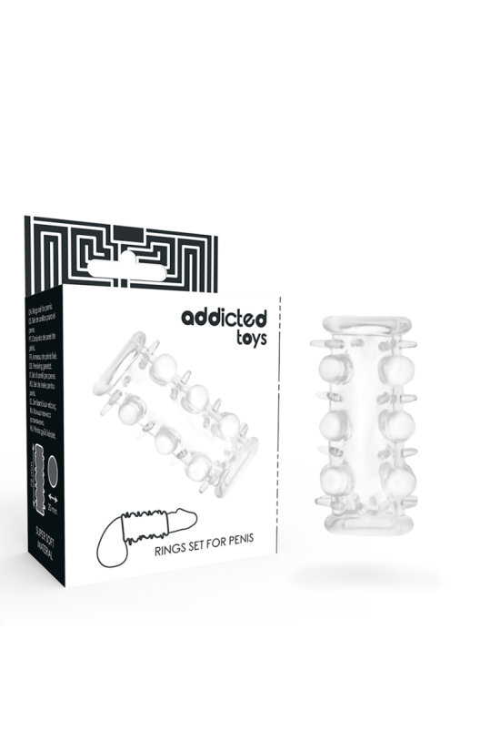 ADDICTED TOYS - MANICOTTO PER PENE TRASPARENTE
