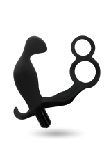 ADDICTED TOYS - PLUG ANALE CON DOPPIO ANELLO PER PENE E TESTICOLI NERI