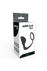 ADDICTED TOYS - PLUG ANALE CON ANELLO PENE NERO