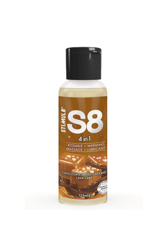 STIMUL8 - S8 LUBRIFICANTE 4 IN 1 AL CIOCCOLATO E CARAMELLO SALATO 125 ML