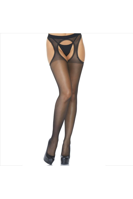 LEG AVENUE - CALZE REGGETTIERE TRASPARENTI