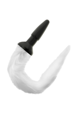 DARKNESS - PLUG ANALE IN SILICONE CON CODA BIANCA