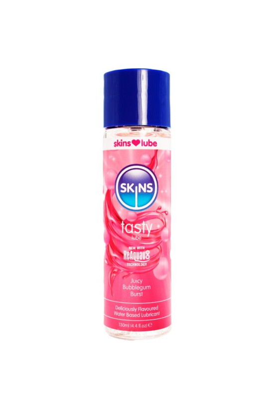 SKINS - LUBRIFICANTE GUSTOSO A BASE D'ACQUA BUBBLEGUM 130 ML