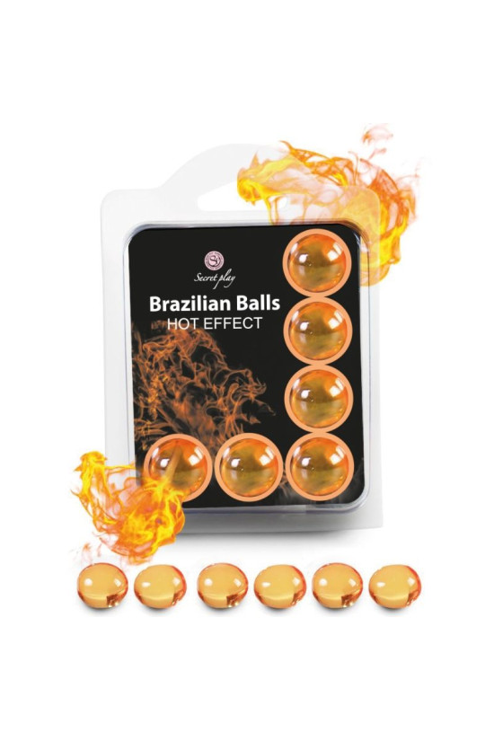 SECRETPLAY - SET 6 PALLINE BRASILIANE EFFETTO CALORE