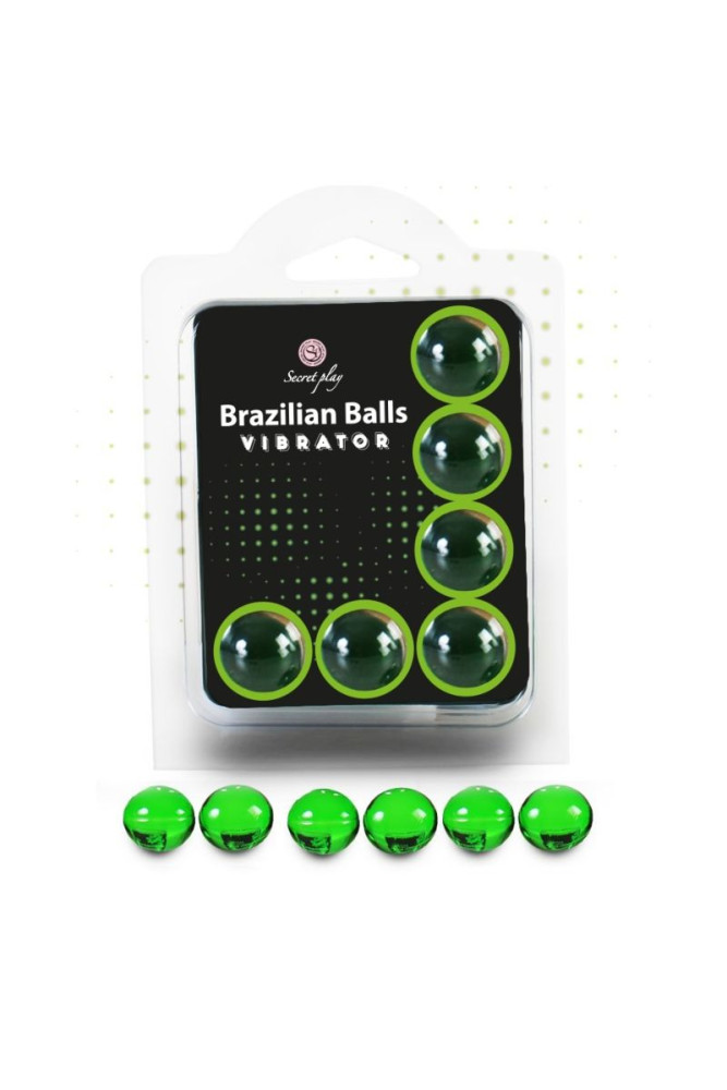 SECRETPLAY - SET 6 VIBRATORI PER PALLINE BRASILIANI