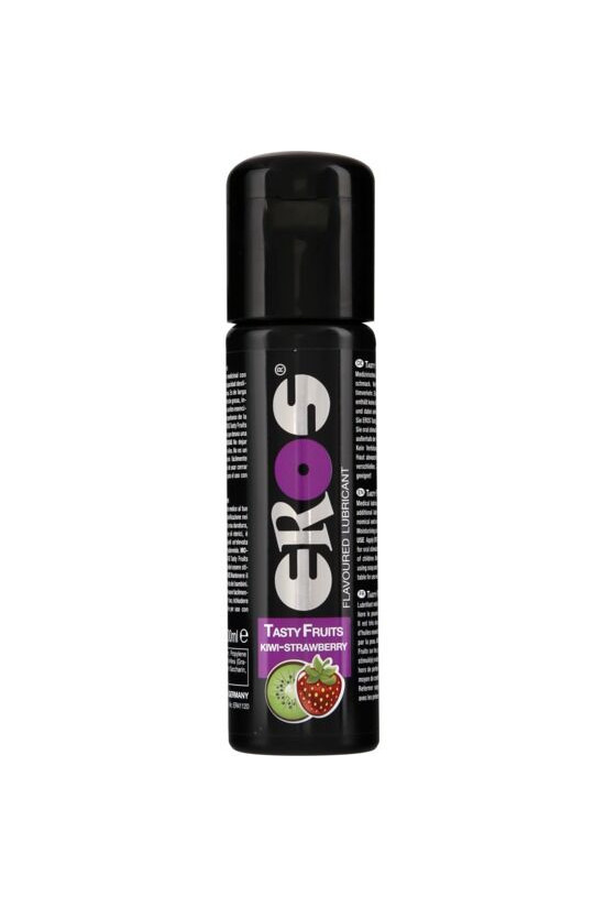 EROS - LUBRIFICANTE GUSTO FRUTTA FRAGOLA E KIWI 100 ML