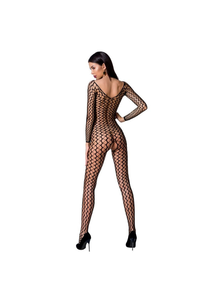 PASSION - DONNA BS068 BODYSTOCKING NERO TAGLIA UNICA
