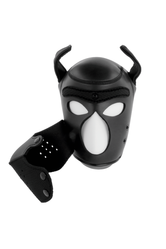 DARKNESS - MASCHERA PER CANI IN NEOPRENE CON MUSERELLA RIMOVIBILE L
