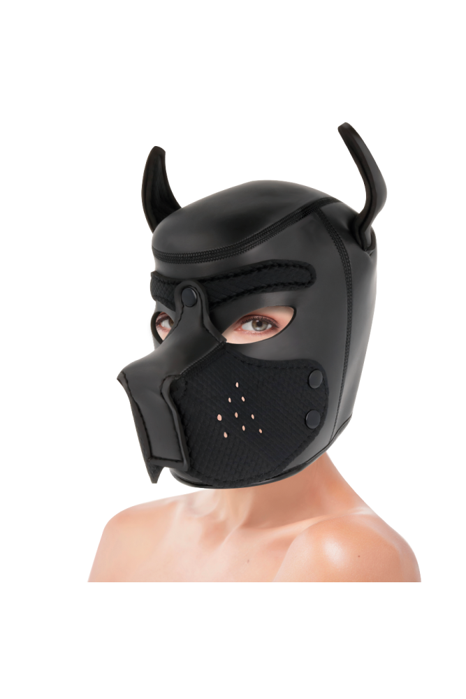 DARKNESS - MASCHERA PER CANI IN NEOPRENE CON MUSERELLA RIMOVIBILE L