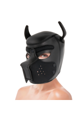 DARKNESS - MASCHERA PER CANI IN NEOPRENE CON MUSERELLA RIMOVIBILE L