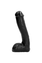 ALL BLACK - PENE ANALE REALISTICO 23 CM